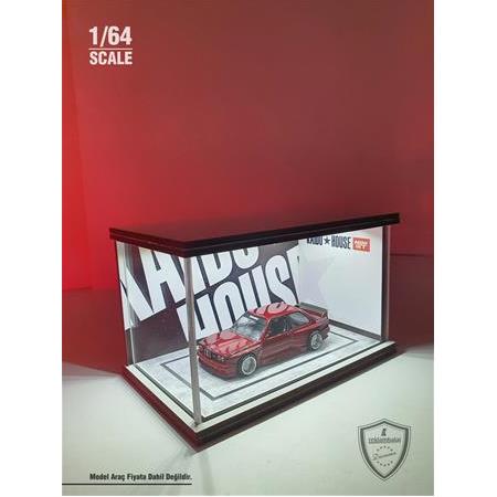 Kaido House Diecast Led Işıklı Akrilik Korumalı Stand/Diorama 1:64 Ölçek