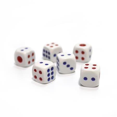 Okey Oyun Zar Seti 6'lı