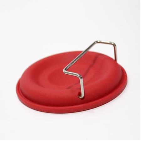 Silikon Kepçe ve Kaşık Altlığı Yeni Model (KIRMIZI)