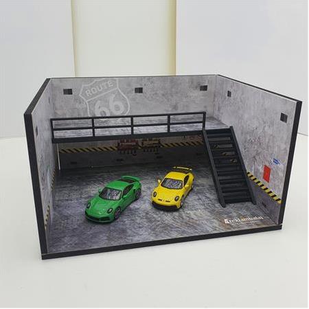 1:64 Ölçek Diorama 2 Katlı Tamirhane